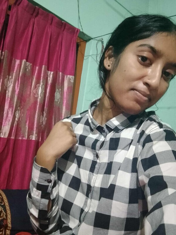 Beautiful Bangladeshi college girl showing naked boobs 2