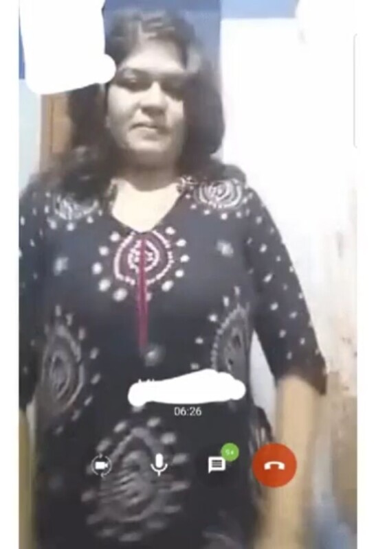 Beautiful bhabhi topless on video call with devar 1