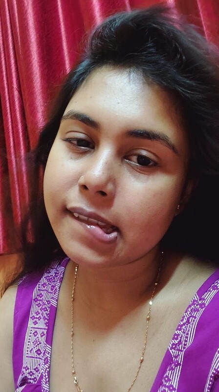 Bubbly Indian girl with big boobs showing in bra and nude 1