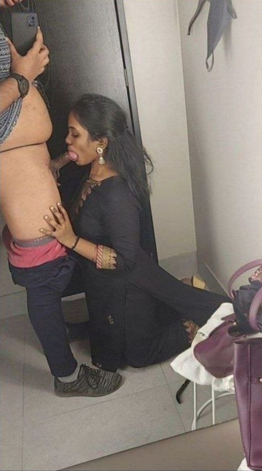 Cum drinking Indian girl naked blowjob to lover 3