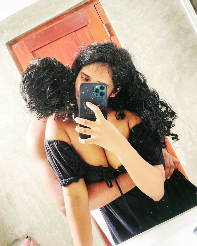 Curly hair Indian girl nude blowjob to big dick 5