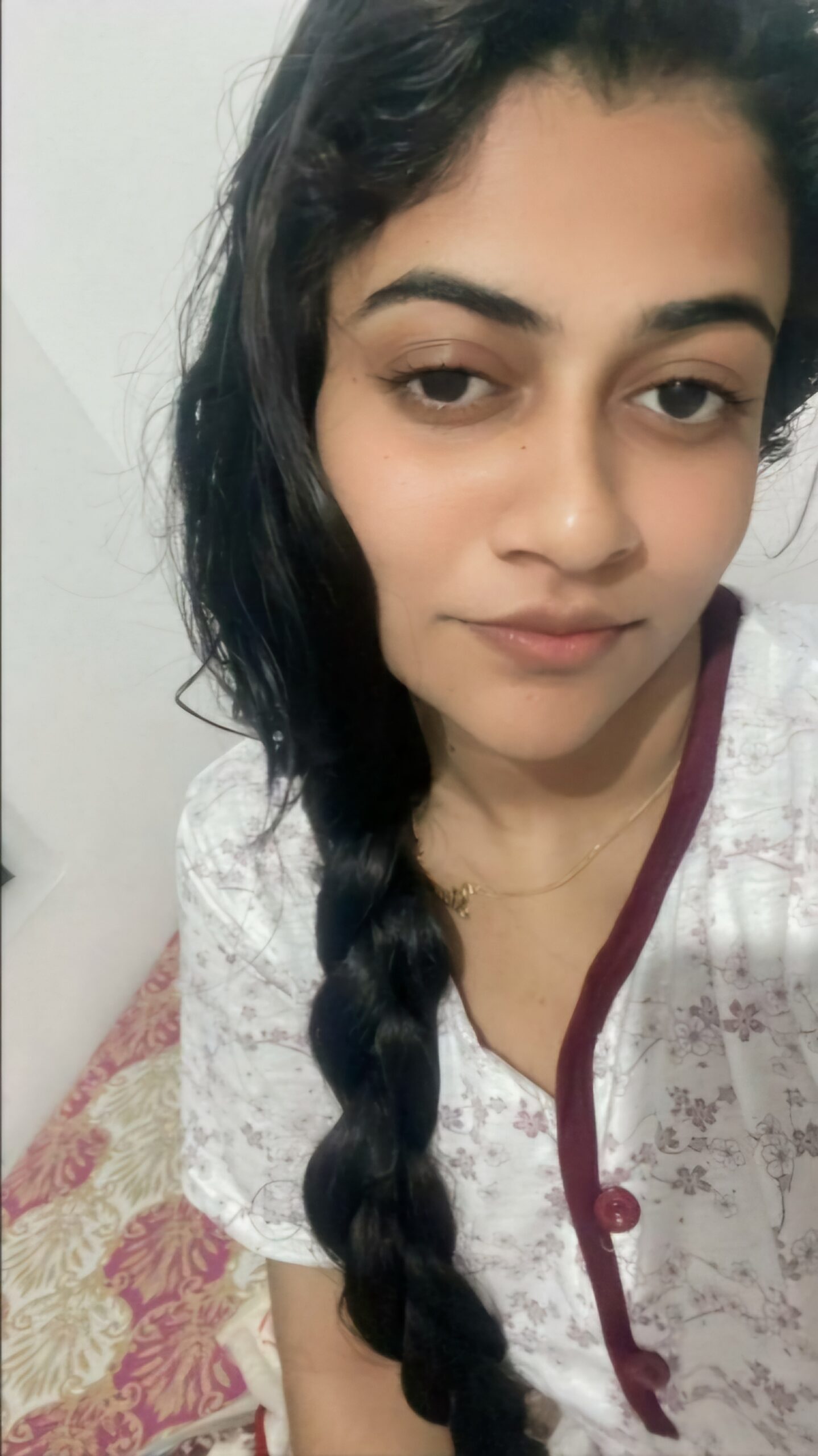 Cute college girl selfie boob showing few pics 1