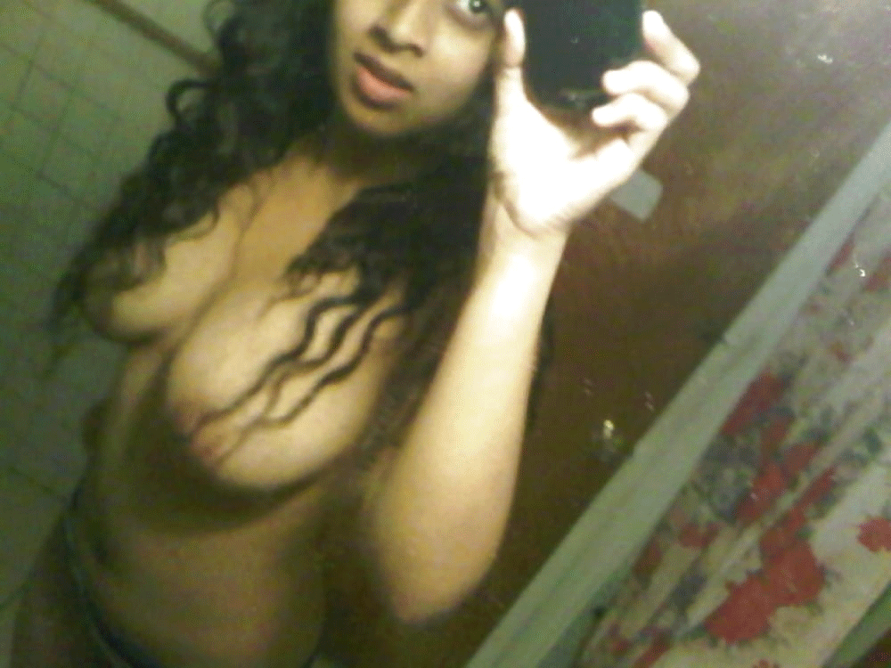Desi booby girl with gorgeous face and body goes naked 2