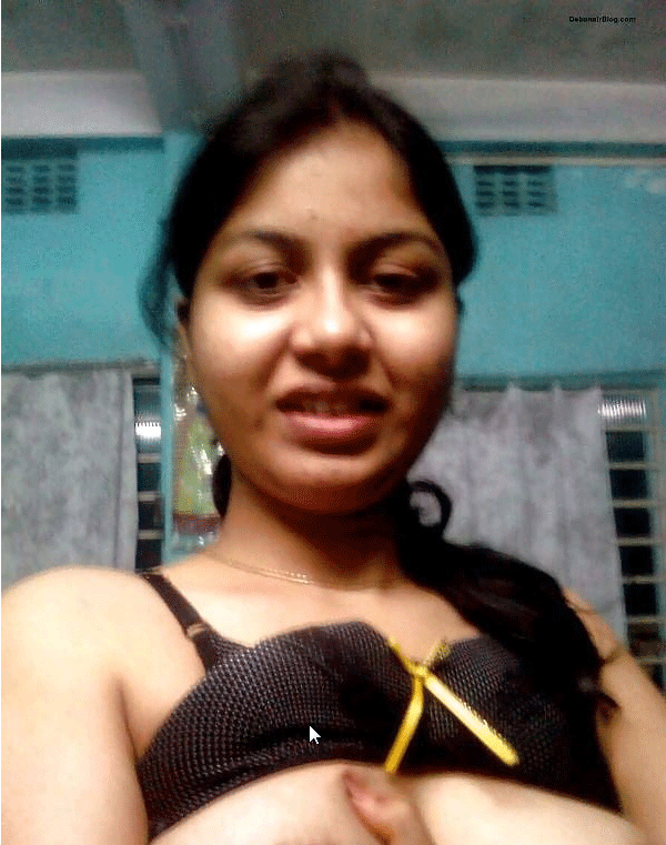 Desi college girl caught playing with her big tits 9