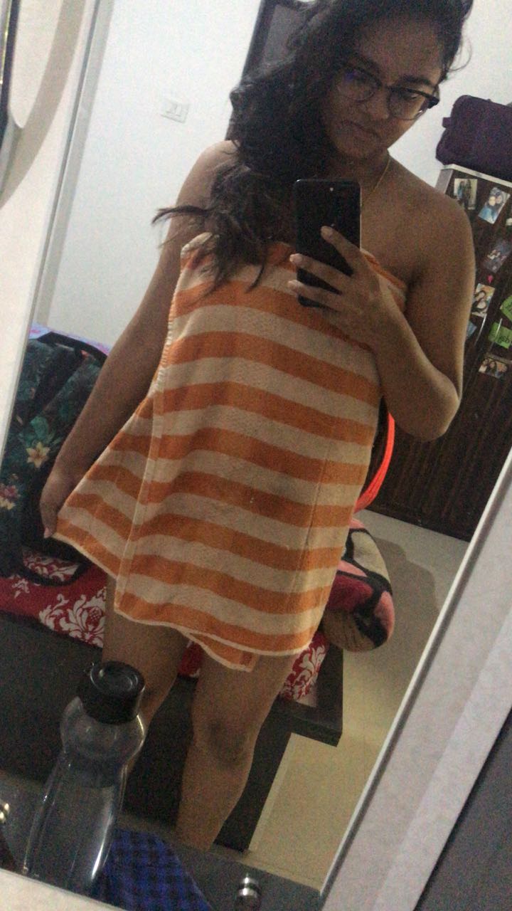 Hot desi booby girl goes naughty takes selfie photos 10