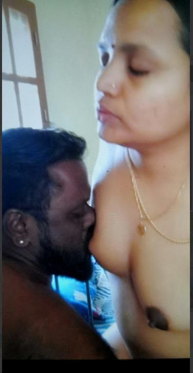 Husband sucking boobs of Tamil housewife 4