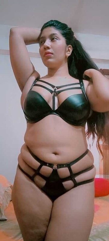 Indian aunty in lingerie and nude in front of camera 3