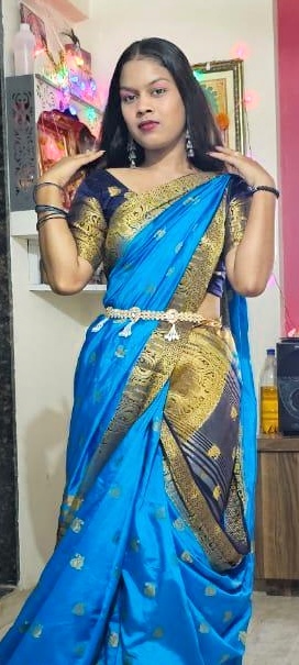 Indian college girl admiring her naked boobs 1