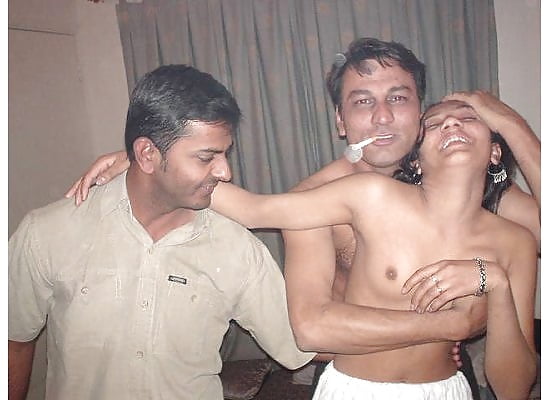 Indian group sex pics of a girl with three boys 7