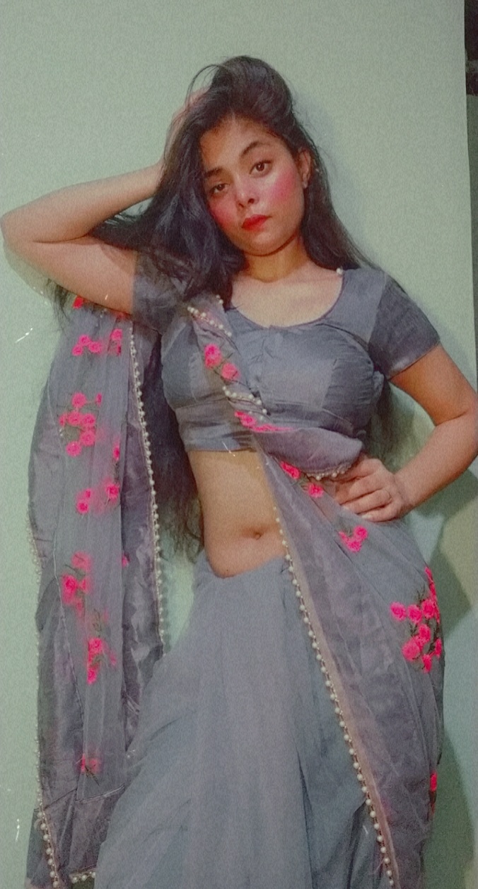 Indian school teacher see through saree boobs 8