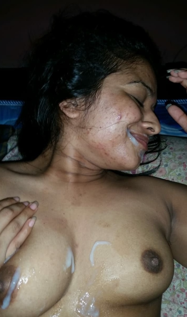 Indian wife cum facial pics 8
