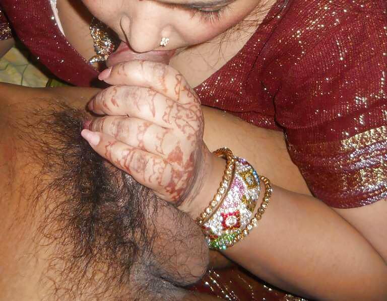 Indian wife sucking dick of her husband photo collection 1