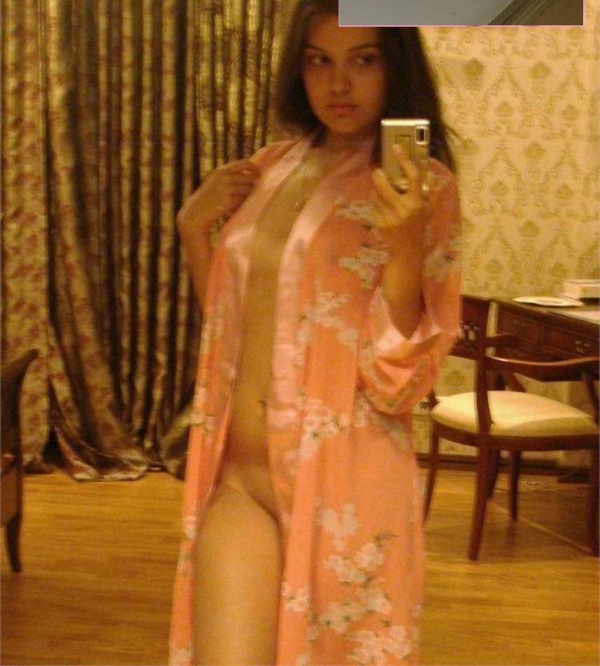Naughty college girls taking nude selfies for their horny lovers 7
