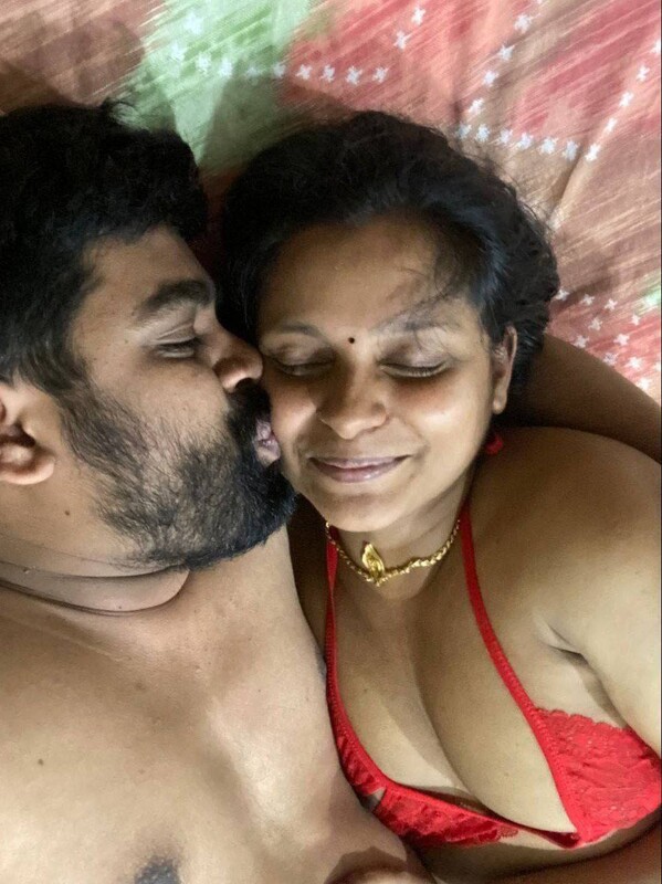 Newly married couple kissing and bedroom sex fun 3