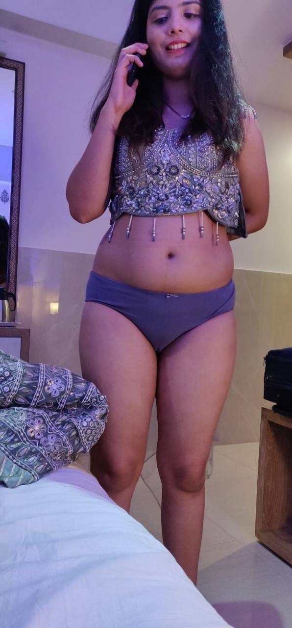 Newly married cute wife boobs showing to husband 5