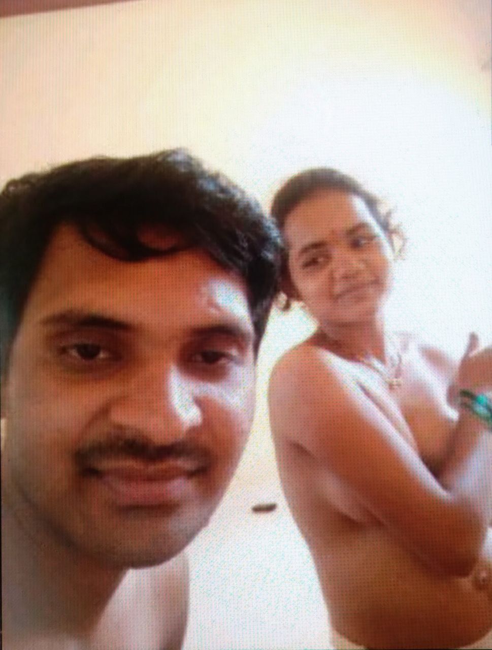 Newly married Tamil couple honeymoon photos 4