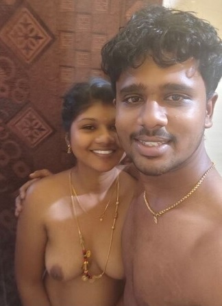 Newly married Tamil couple naked selfies before sex 3