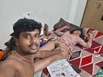 Newly married Tamil couple naked selfies before sex 4