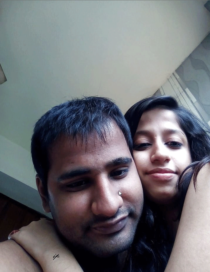 Real Indian amateur couple sex photos shot nude in privacy 1