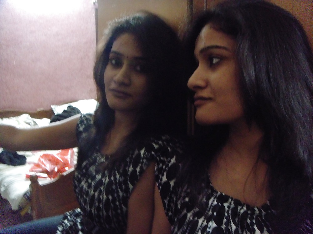 Selfie pictures of Desi girl licking own boobs 5