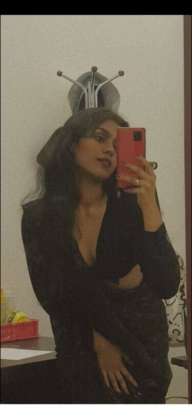 Sexiest Indian girl nude in black & white mode 1