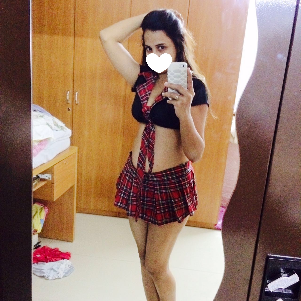 Sexy Hot wife seducing her husband with her naughty selfies 2