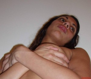 Slutty college girl seduces and poses for her lover in his room 2