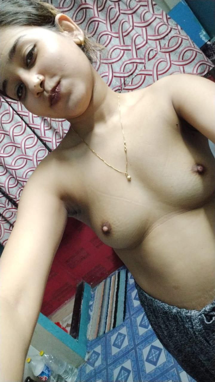 Small boobs village girlfriend naked show 4