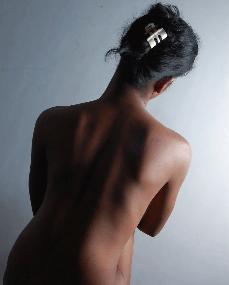 South Indian Tamil girl performing Nude Bharatnatyam pics 1