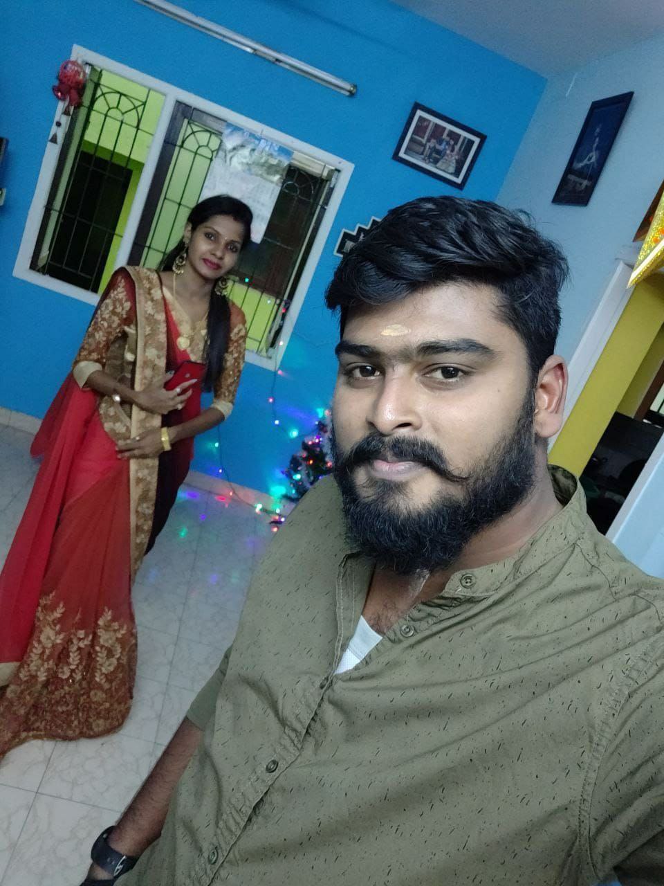 Tamil GF naked for first time with lover pics 4