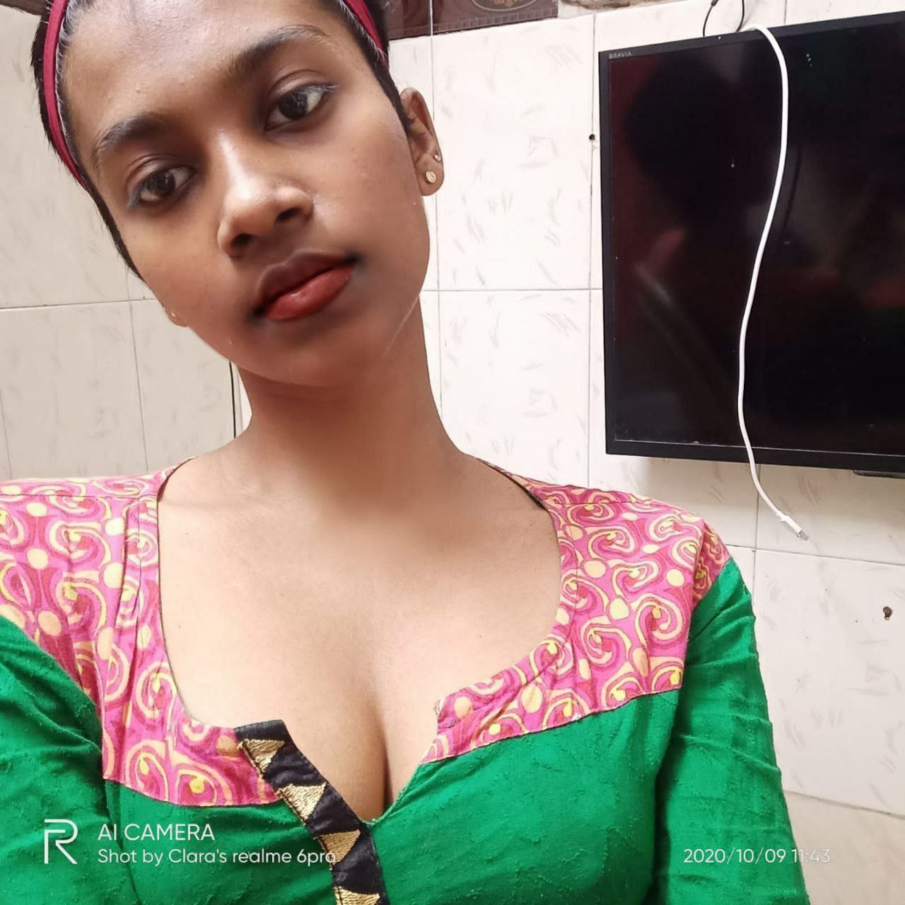 Tamil girl nude boob show for lover pics 4
