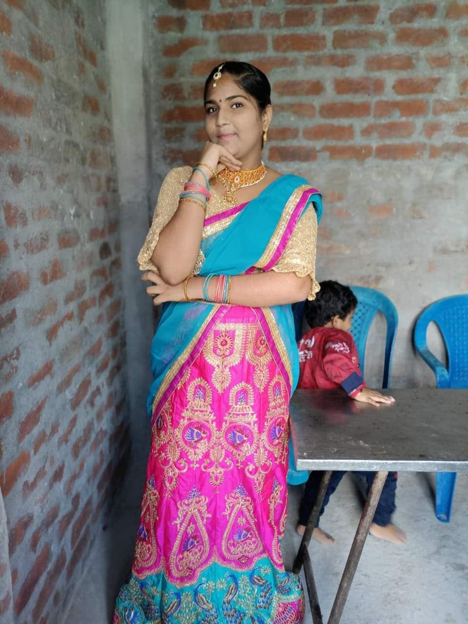 Village nude Indian girl boob show full collection 5