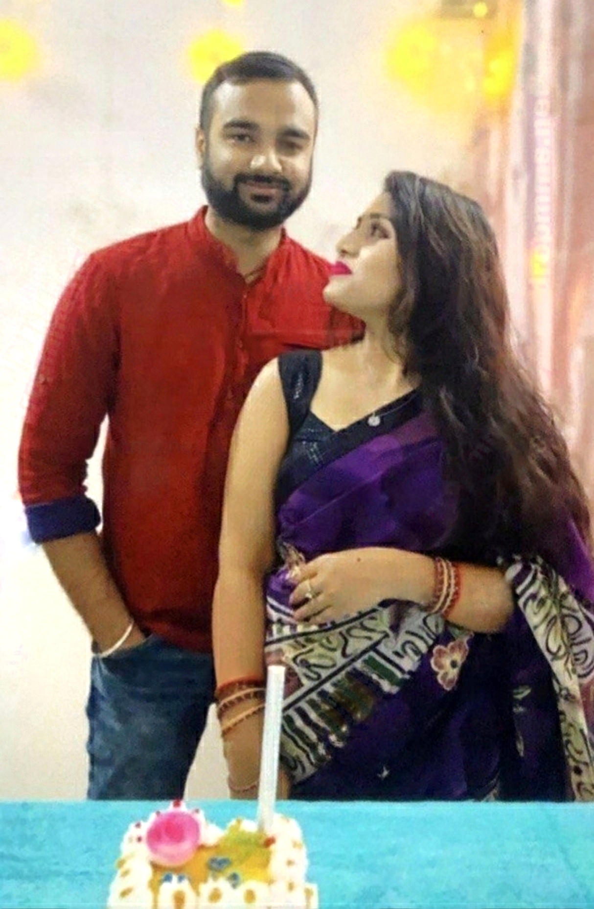 Young Indian wife sexy in innerwear and boob slip 3
