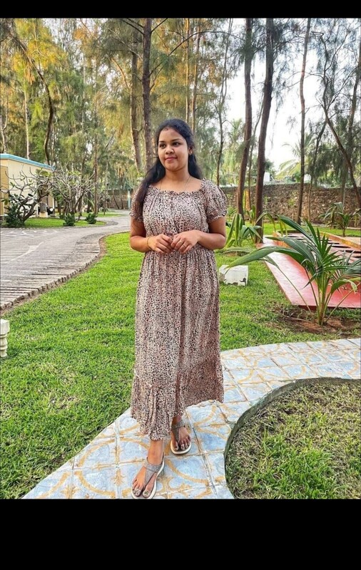 Young Tamil wife after bathing wiping body with towel 2