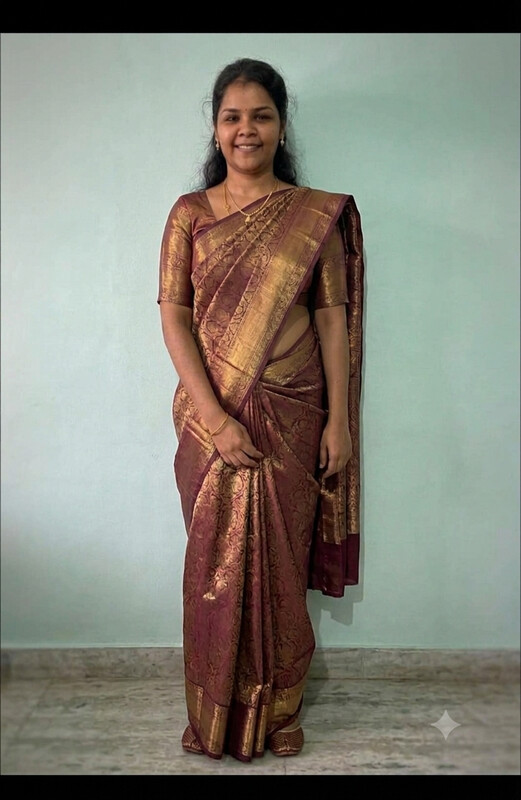 Young Tamil wife after bathing wiping body with towel 4